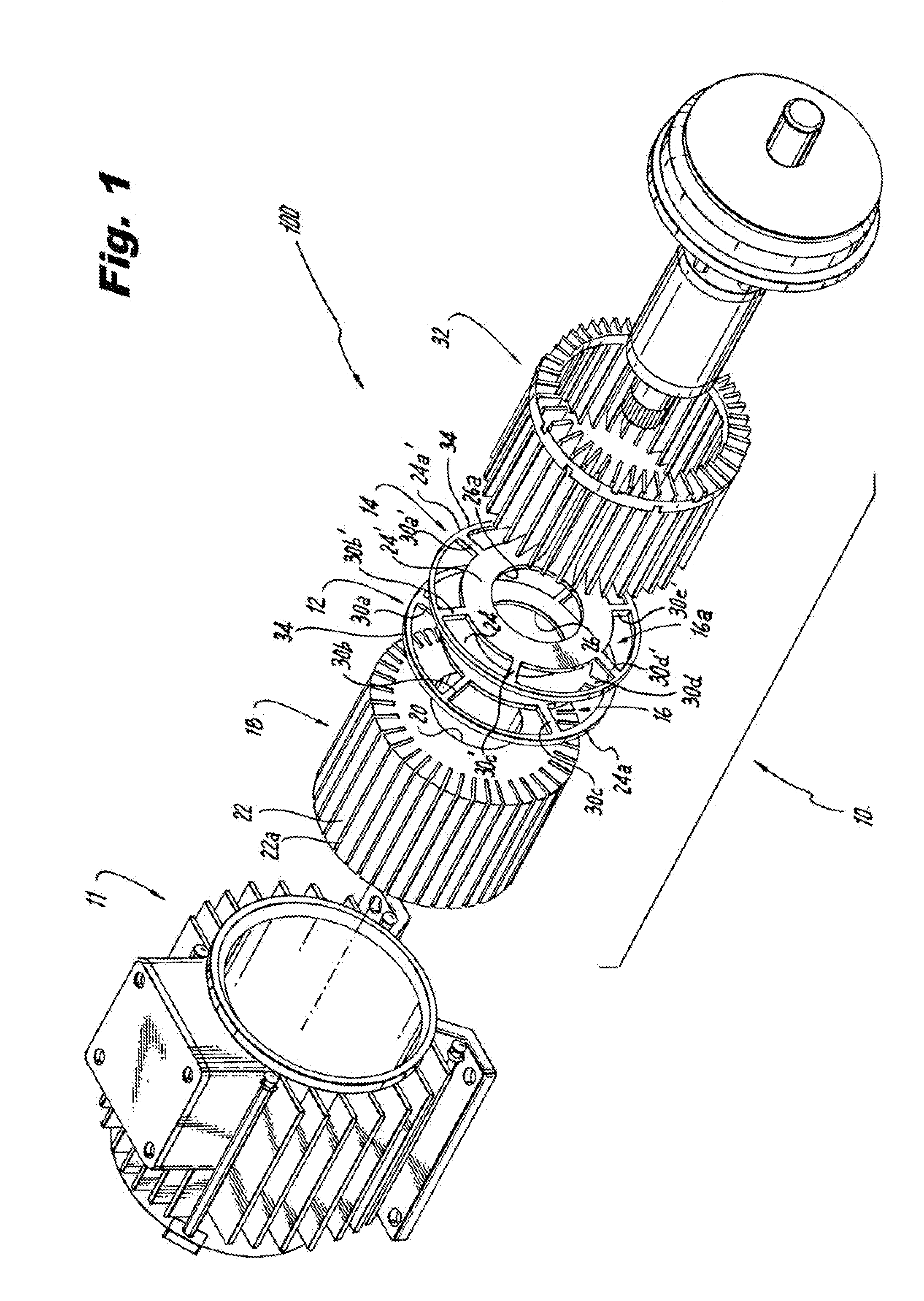 Die Cast Rotor With Steel End Rings to Contain Aluminum