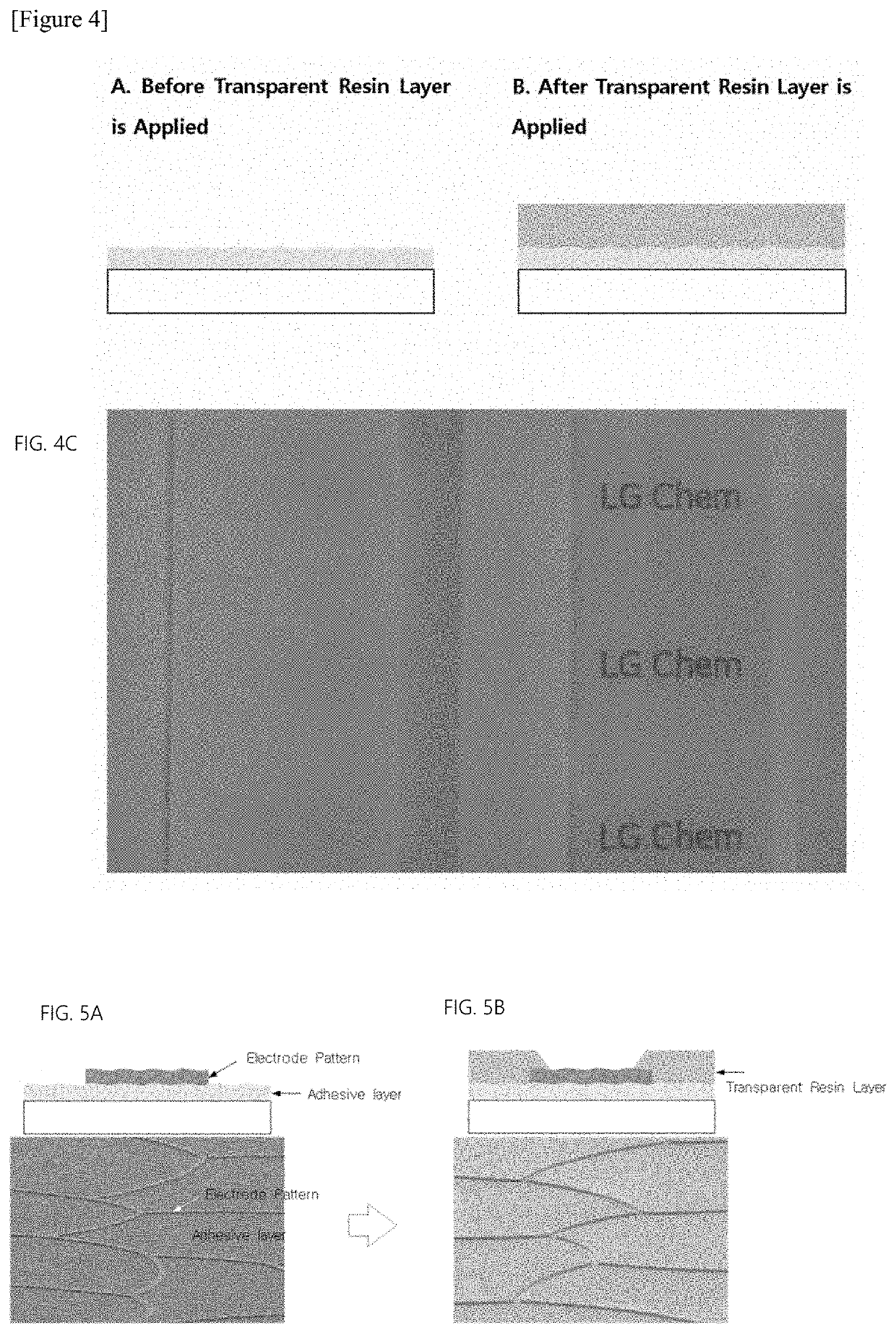 Electrode substrate for transparent light-emitting device display, and manufacturing method therefor