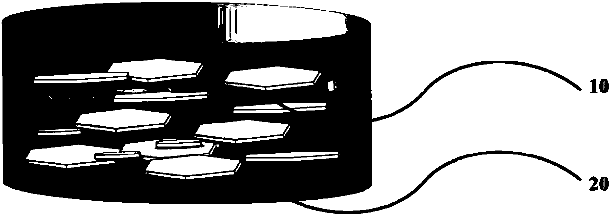 Epoxy resin/ordered boron nitride composite material and preparation method thereof