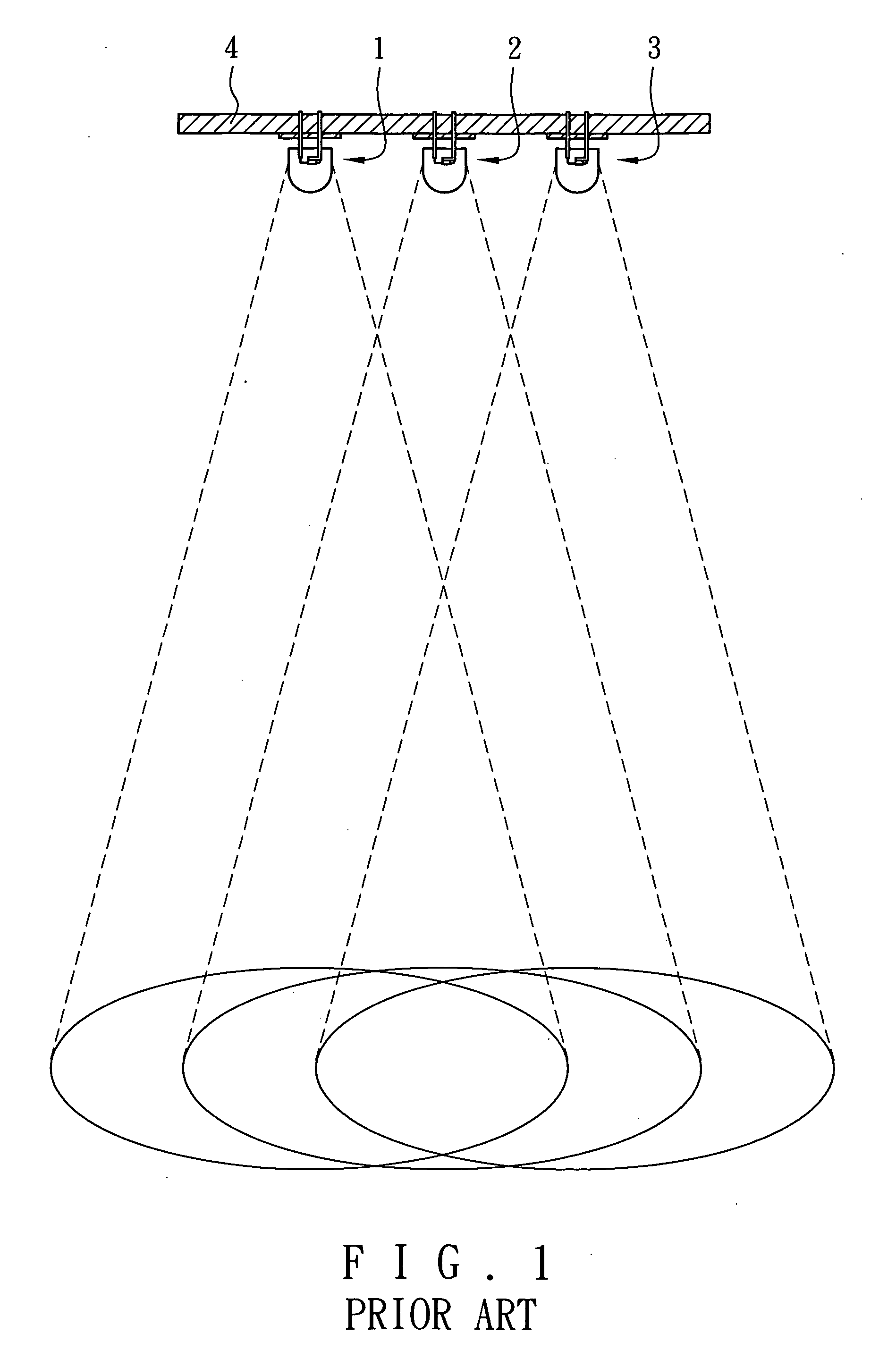 LED-based lighting module for emitting white light with easily adjustable color temperature