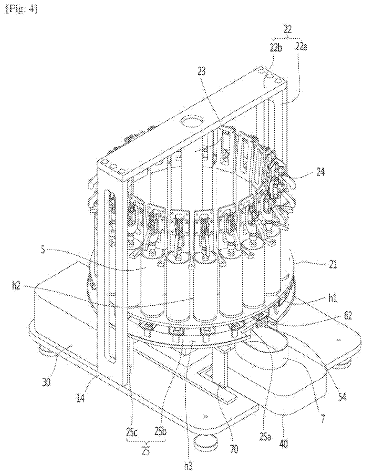 Hair dye dispenser and system comprising thereof