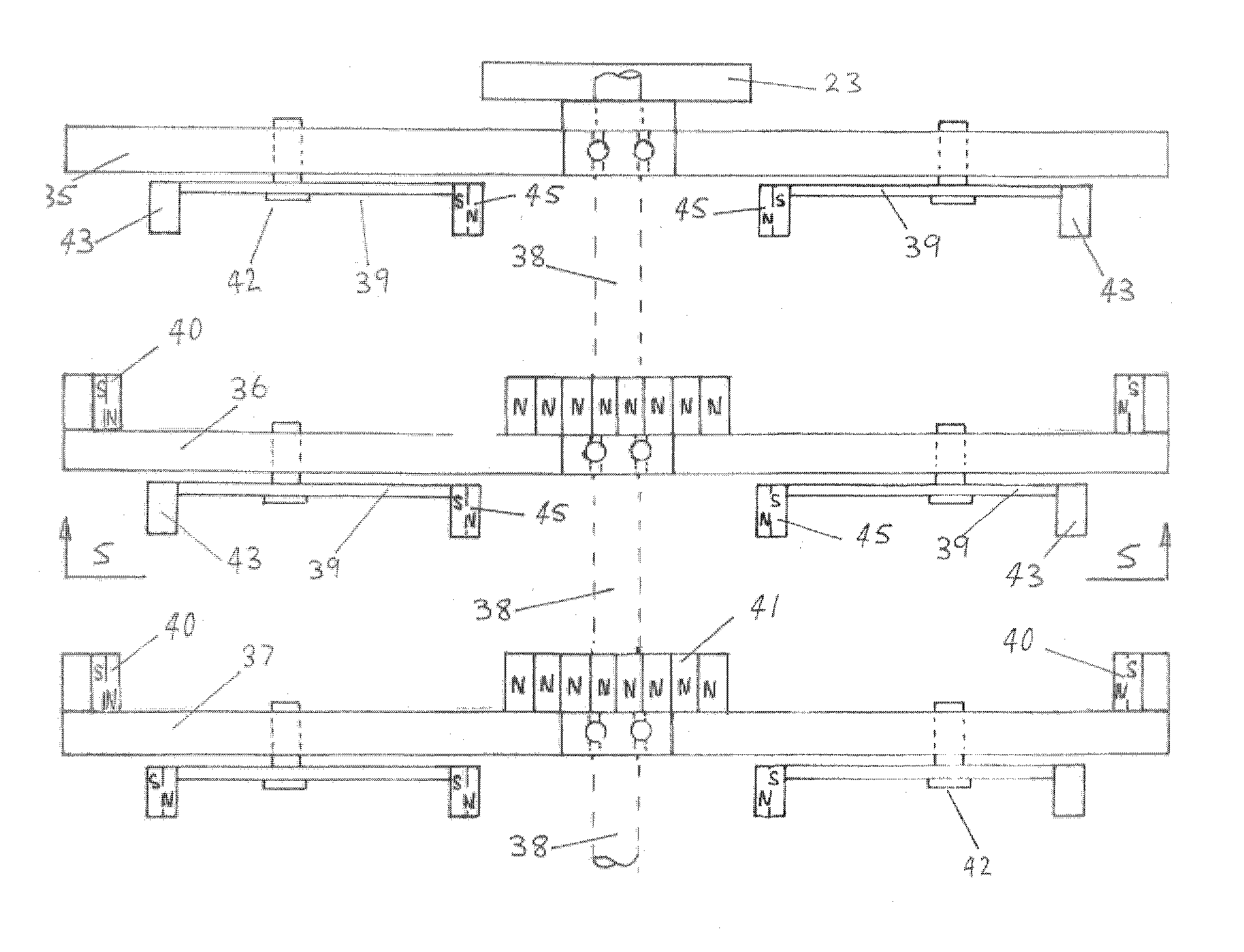 Kinetic energy accumulator and an energy transfer system incorporating a kinetic energy accumulator