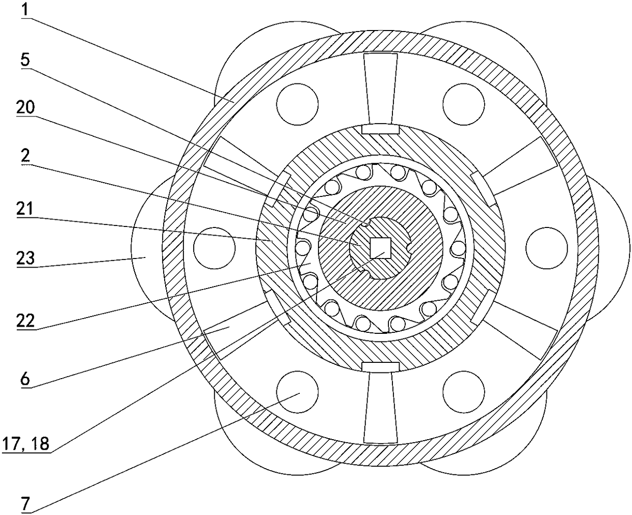 Traditional Chinese medicine slicing device with feeding function