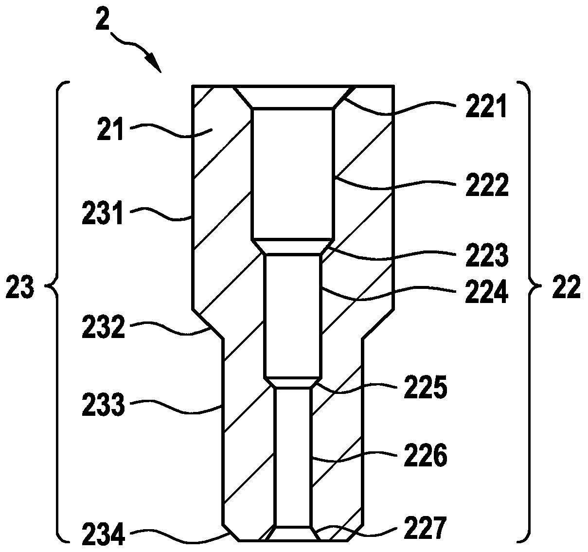 High-pressure accumulator of a high-pressure fuel injection system