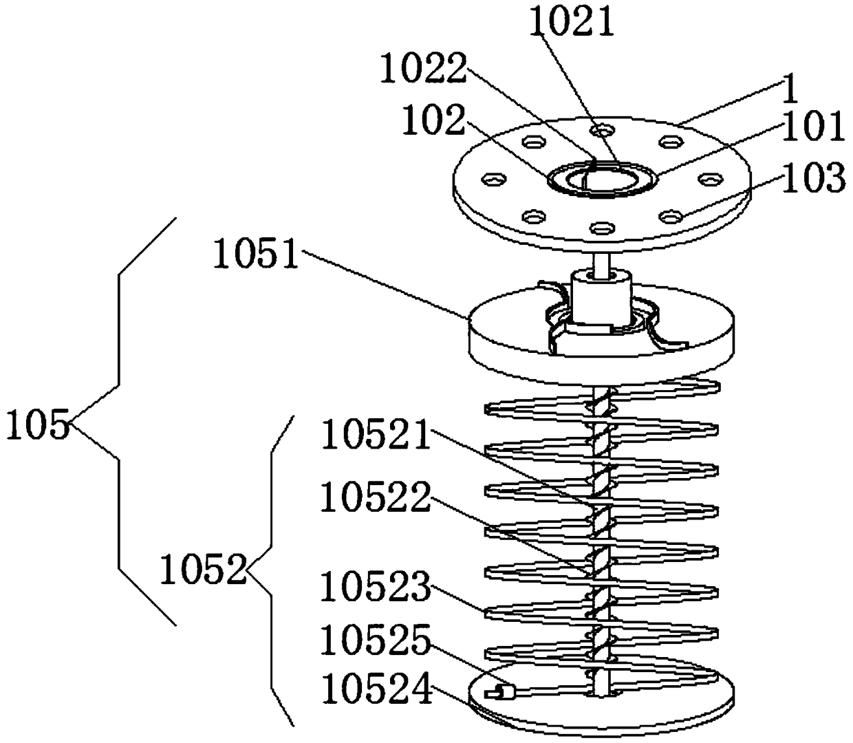 Hair treatment apparatus for preventing clogging of floor drain in toilet