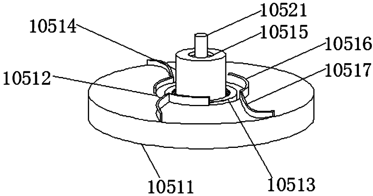 Hair treatment apparatus for preventing clogging of floor drain in toilet