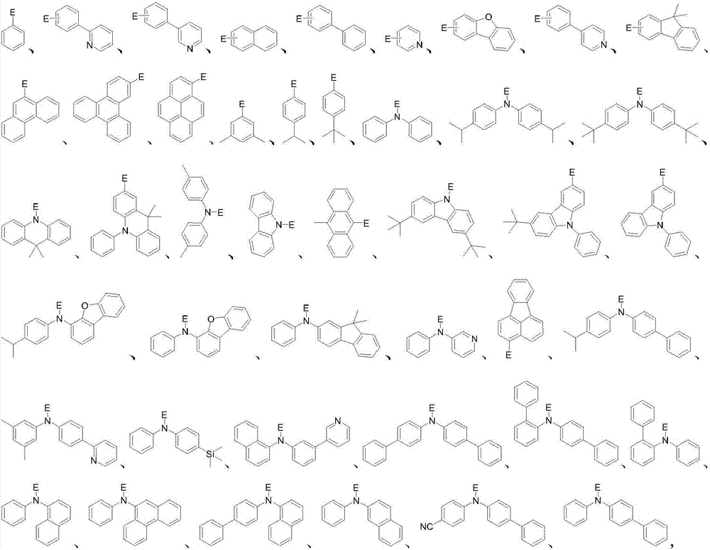 Spirofluorene dibenzacridine organic electroluminescent material and application thereof