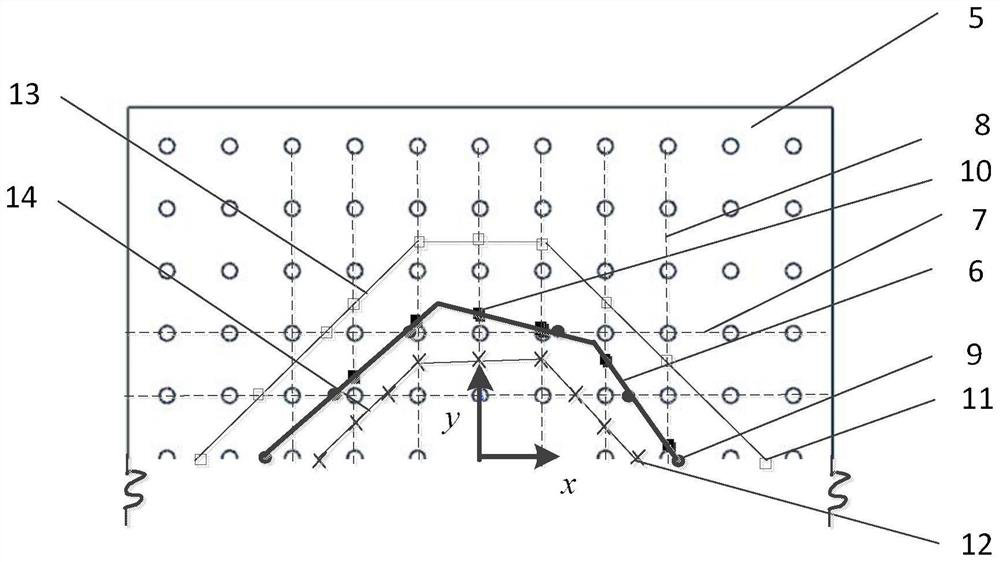 Method for preparing universal box-type skin antenna vibration test clamp