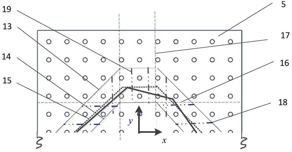 Method for preparing universal box-type skin antenna vibration test clamp