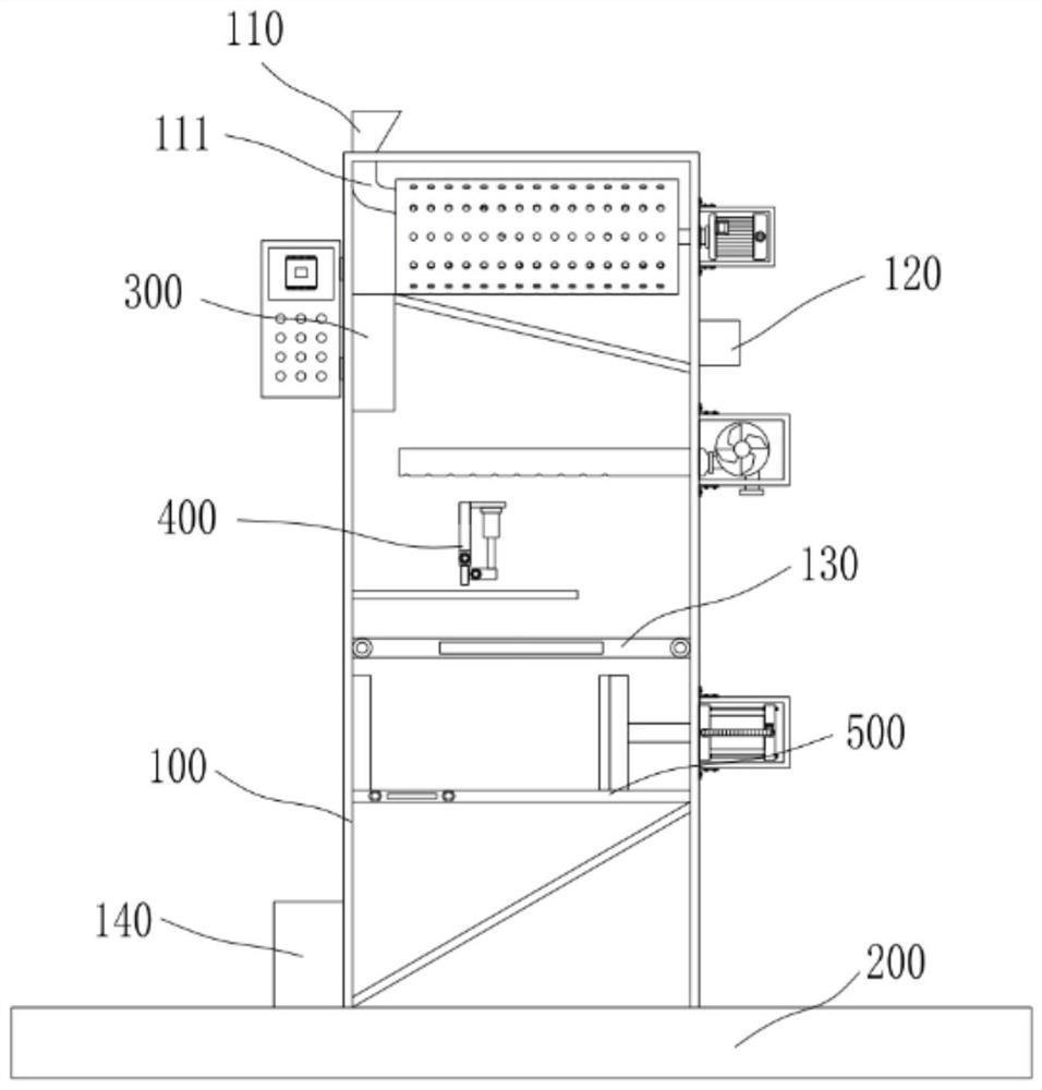 Household garbage collecting and treating equipment