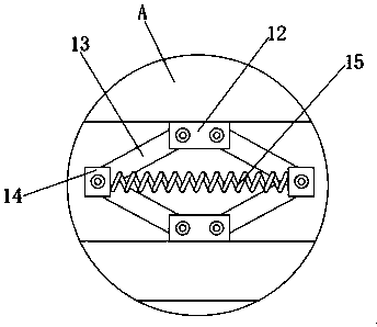 Protective device for control panel of wave wheel semi-automatic washing machine