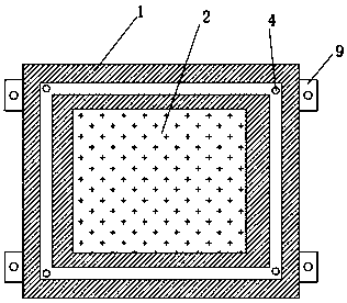 Protective device for control panel of wave wheel semi-automatic washing machine