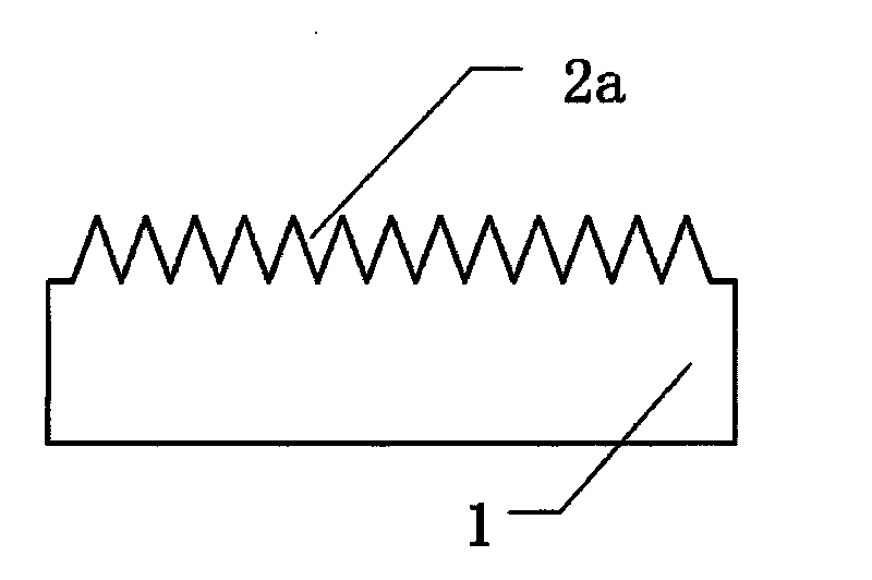 Long laminated sub-wave reflection-reducing structure and preparation method thereof