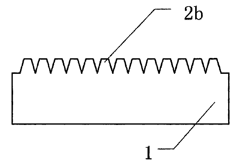 Long laminated sub-wave reflection-reducing structure and preparation method thereof