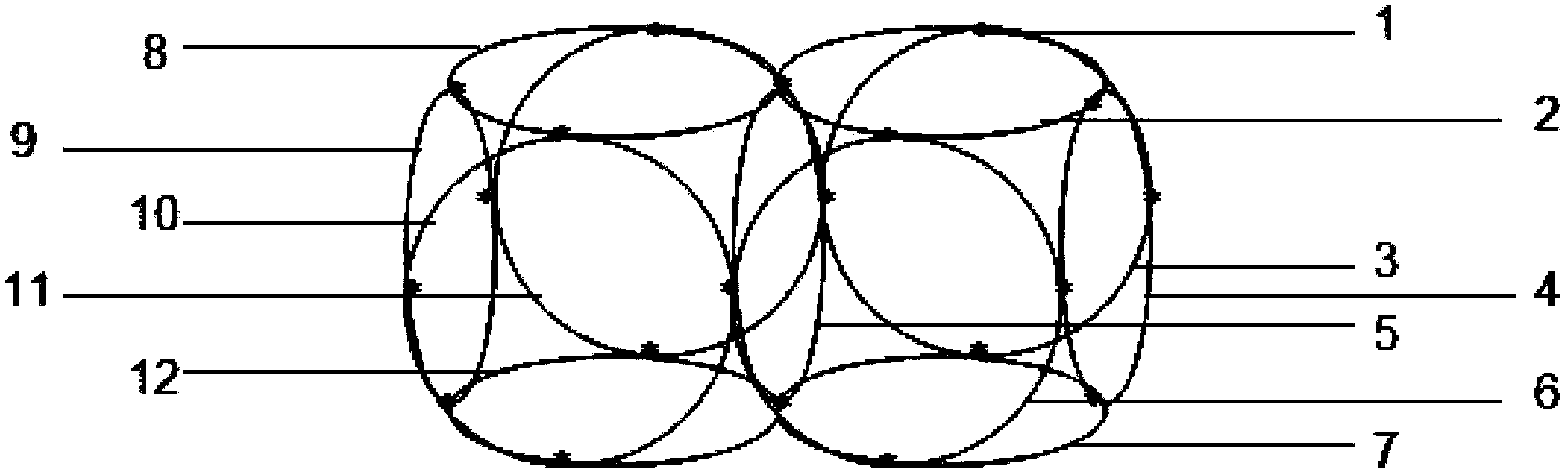 Meshy magic cube structural component