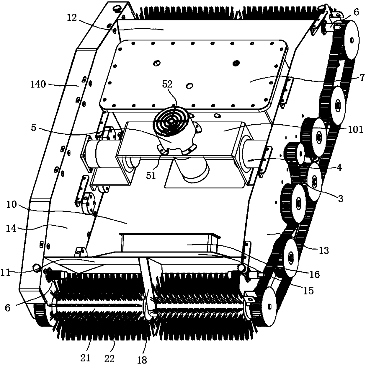 Submersible cleaning machine and cleaning method