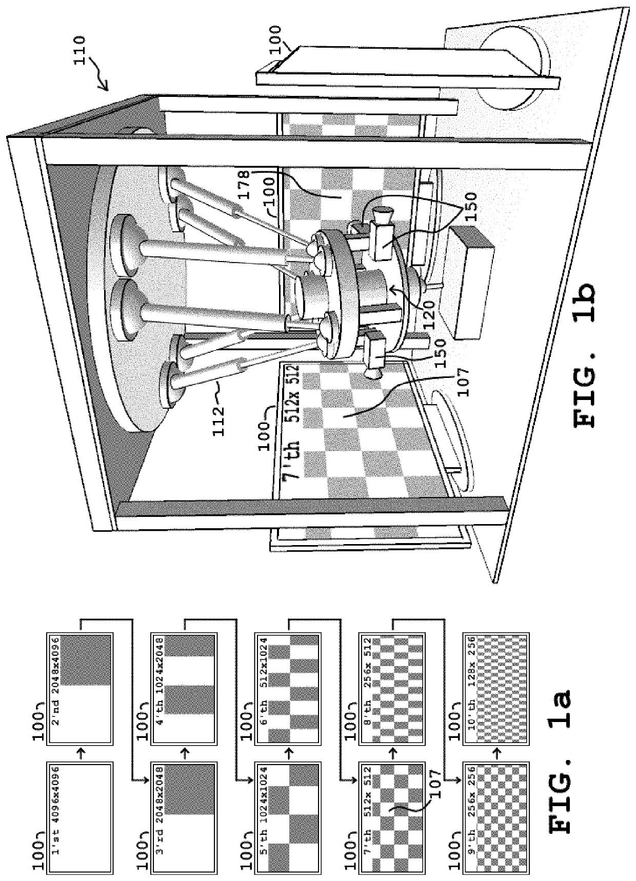 Apparatus and methods utilizing emissive patterns to determine positional information