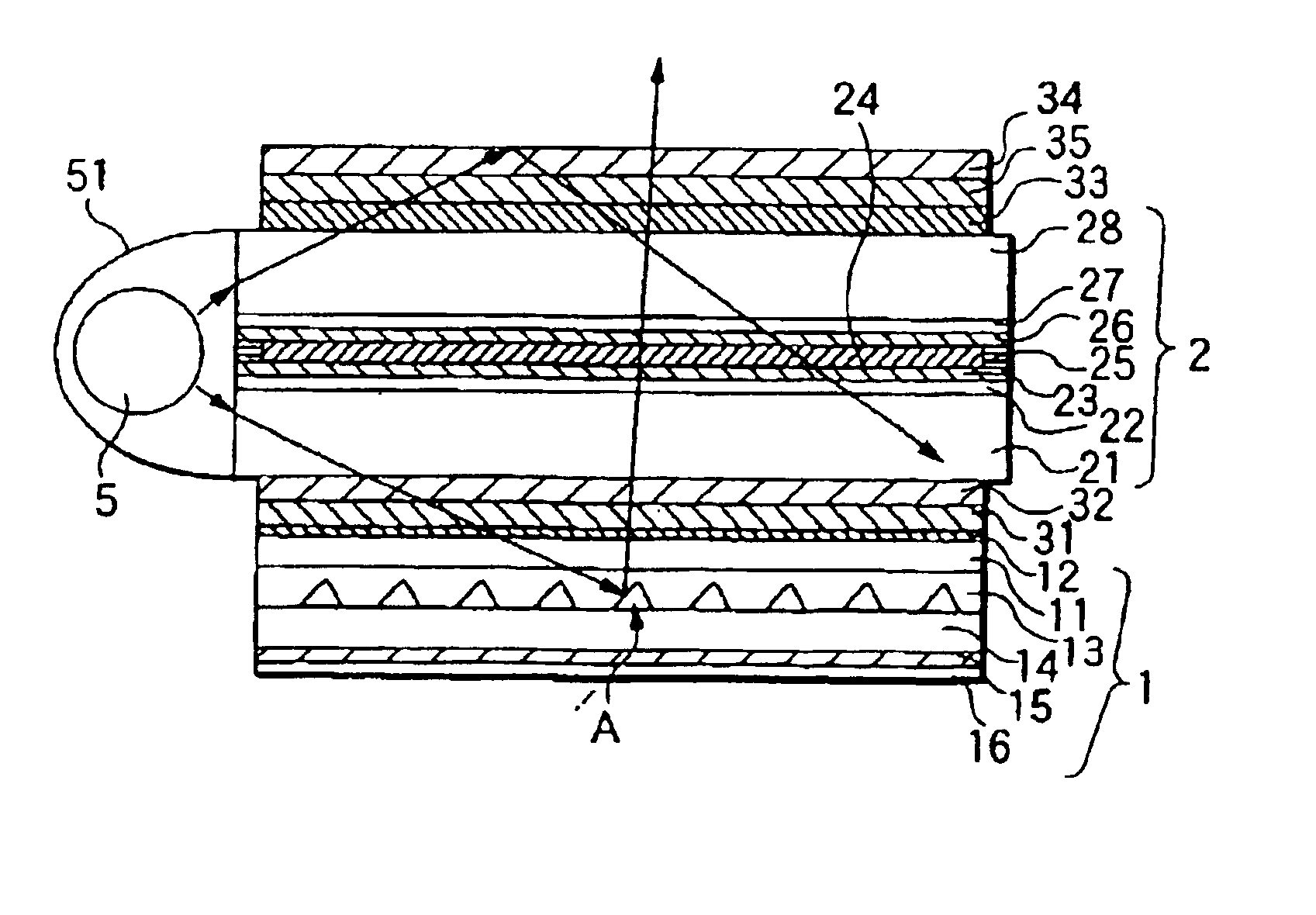 Reflector and liquid-crystal display device