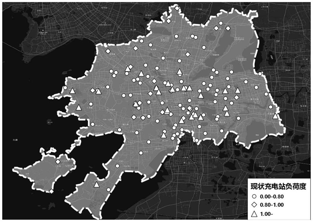 Urban bus charging station layout planning method and device and readable storage medium