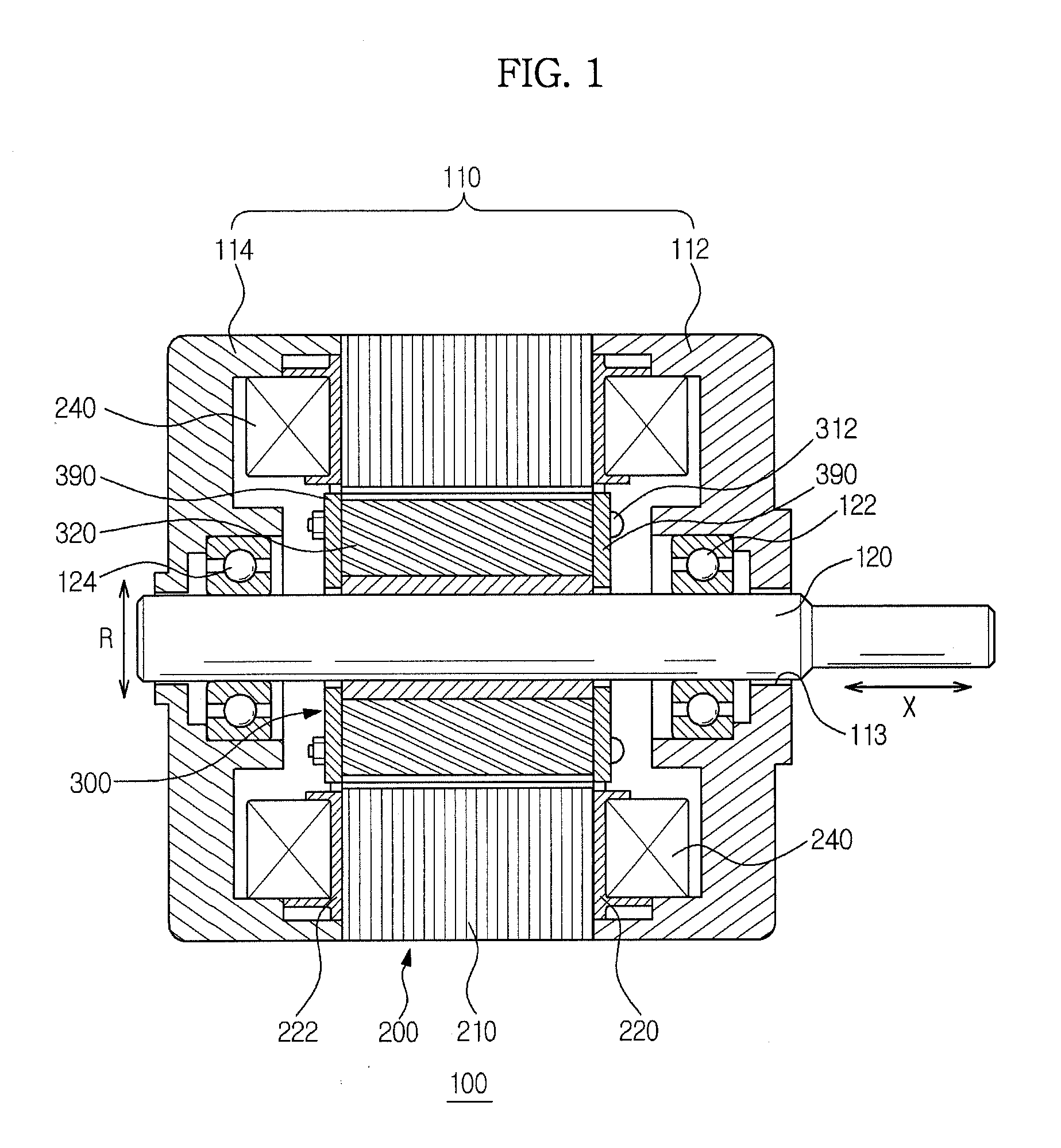 Motor and washing machine having the same