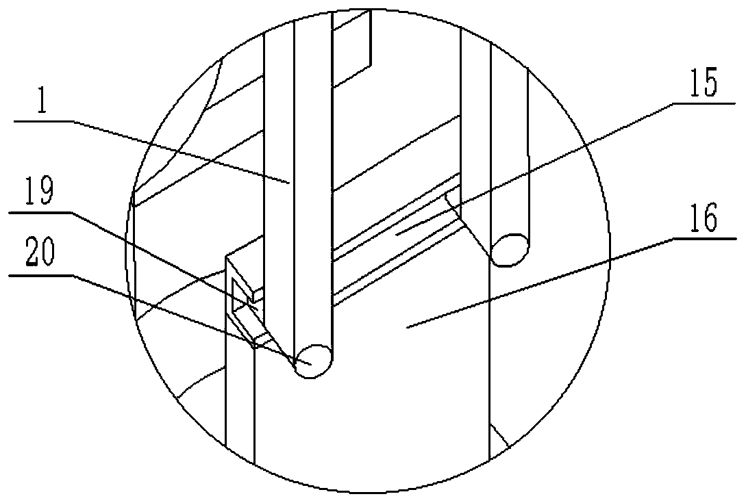 Adjustable insulating flat ladder hook for equipotential operation