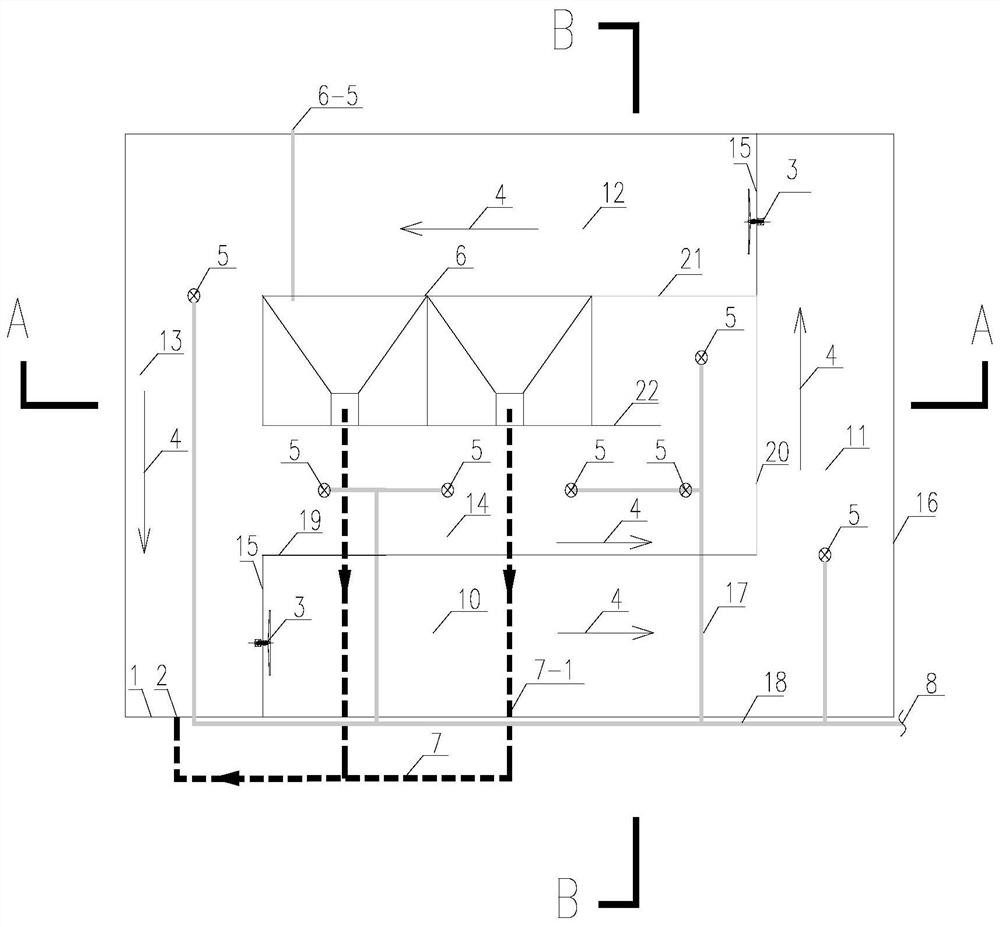 A micro-oxygen environment moving bed biofilm reaction device and its method for treating coal gas waste water