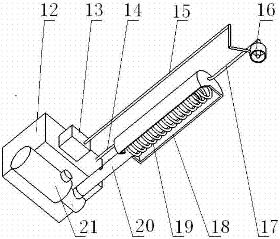 Thermodynamic mist spray device of plant protection unmanned aerial vehicle