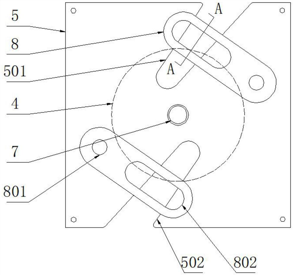 Special cutting device for cavel and cutting method thereof