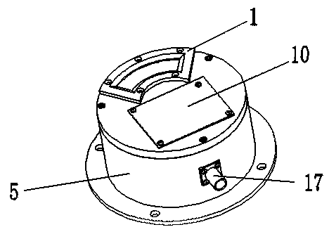 Fin-angle feedback device and mounting method thereof