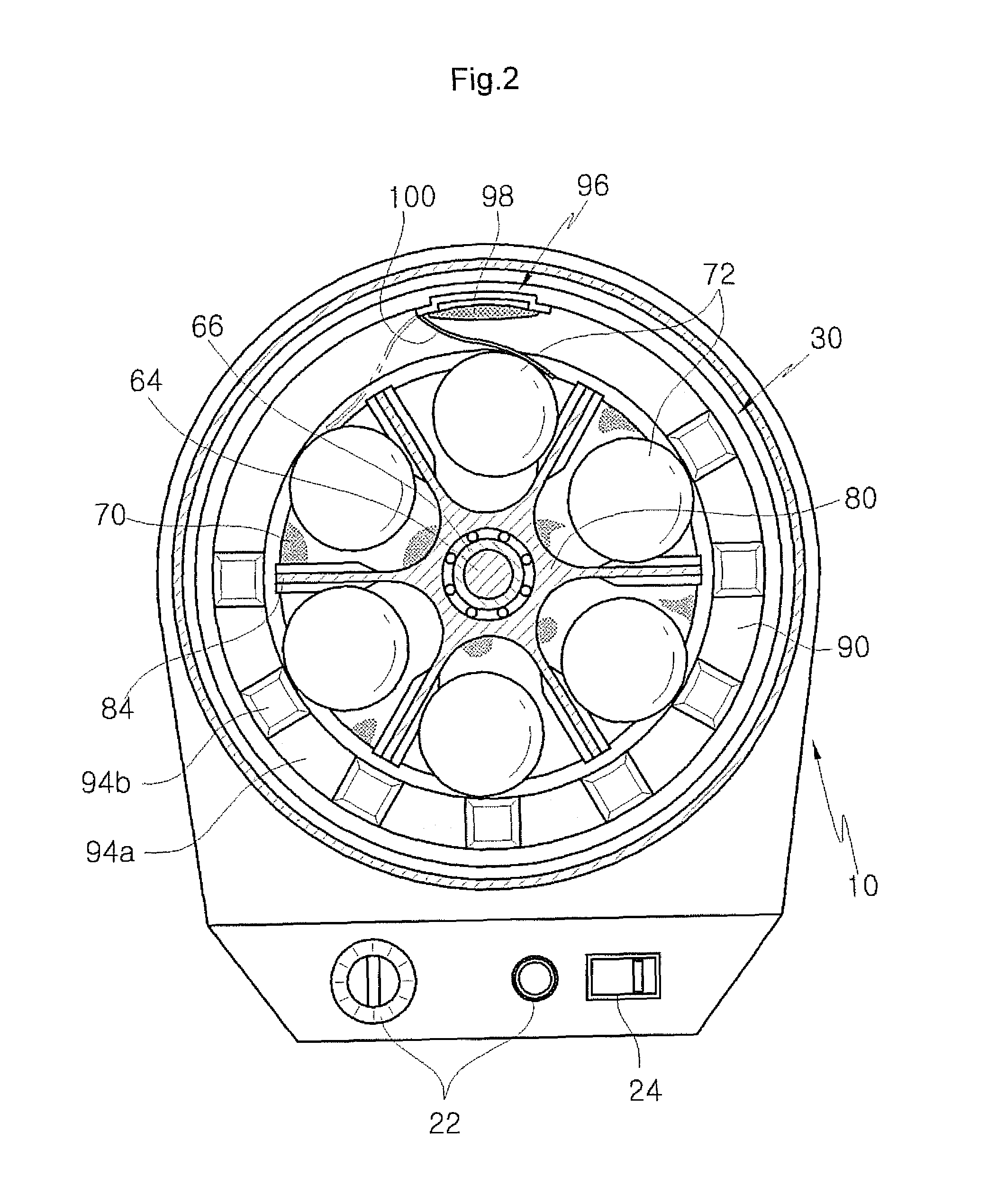 Game ball surface treatment apparatus