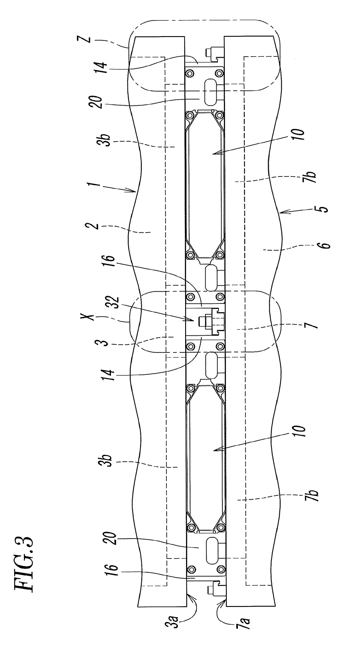 Gate-valve attaching structure