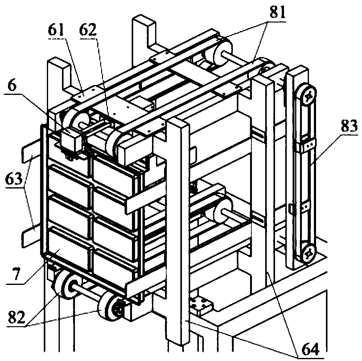 Planar object screening and discharging device