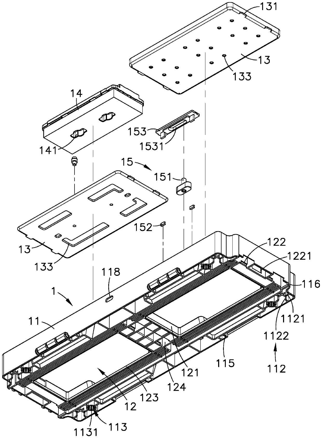 Pallet Structure for Workpiece Carrying