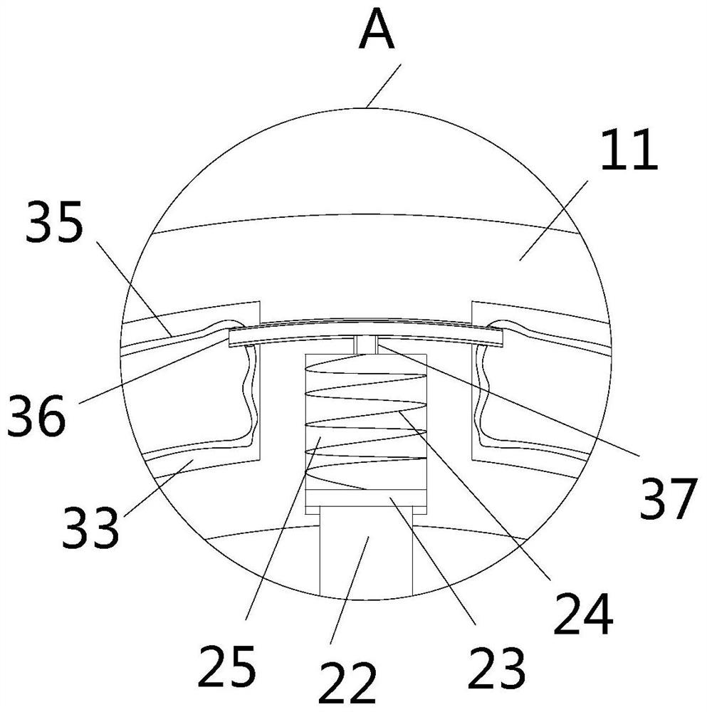 Nitrogen cylinder fixing device