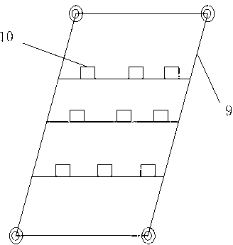 Hard disc magnetic head mounting and dispensing rack