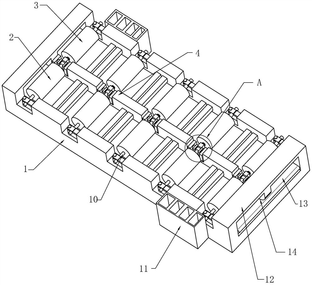 Different-pattern synchronous double-amplitude printing machine