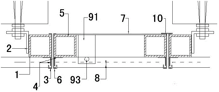 Secret door with an outward opening angle greater than 150 degrees