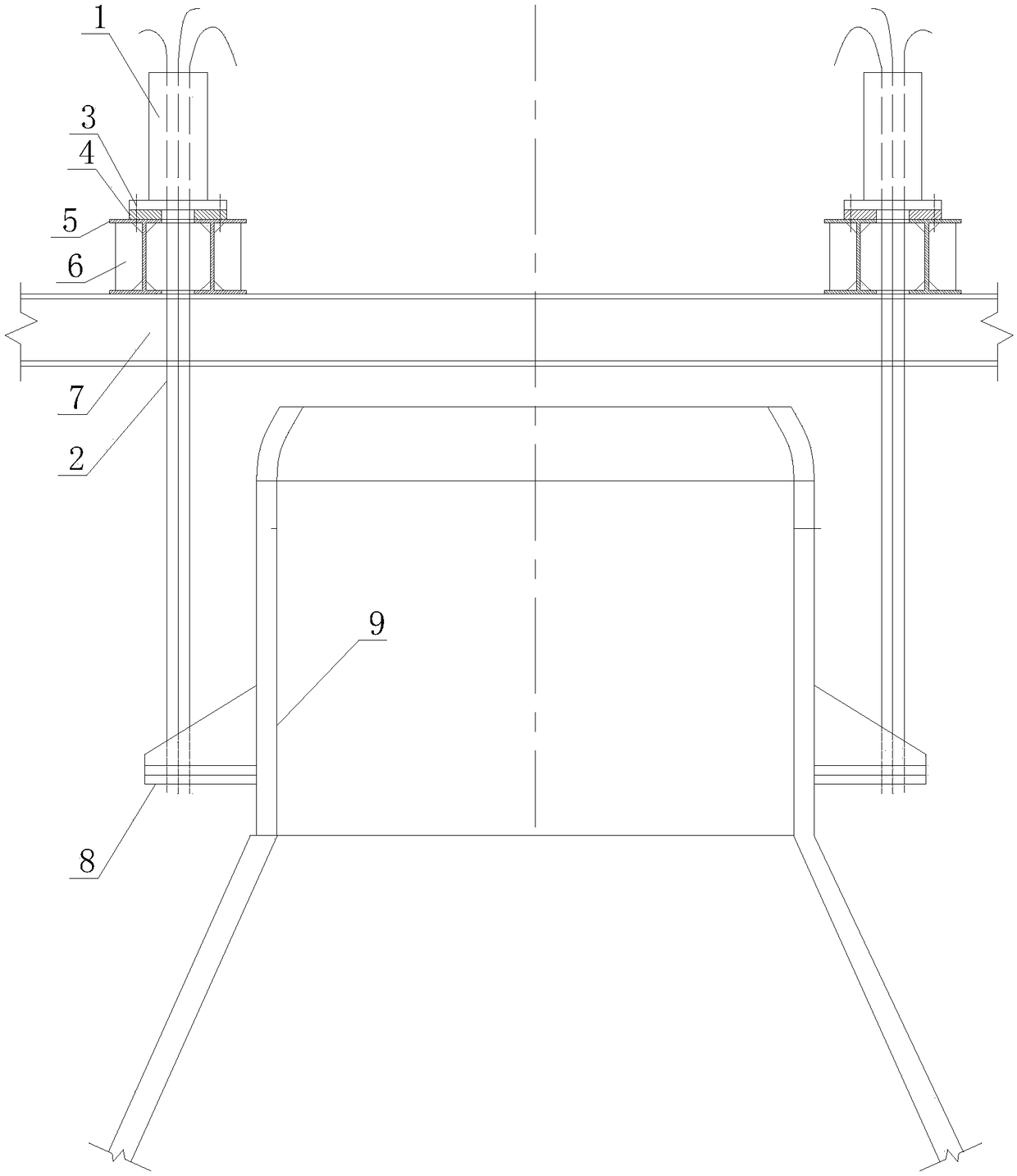 Hydraulic lifting process for installation of furnace shell during blast furnace overhaul