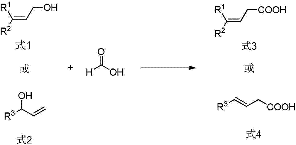 Method for preparing beta, gama-unsaturated carboxylic acid compound