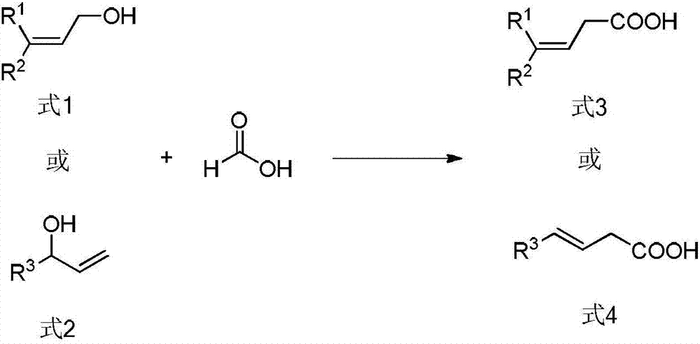 Method for preparing beta, gama-unsaturated carboxylic acid compound