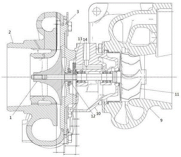 Device and method for reducing oil leakage of supercharger compressor