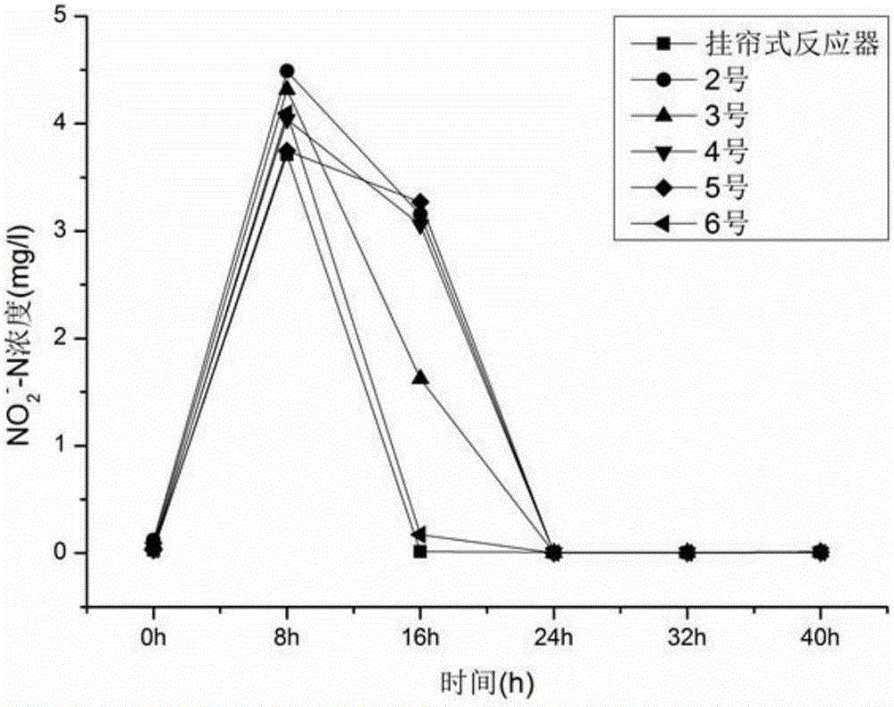 Hanging curtain type biological filtering pool and application thereof to recirculating aquaculture