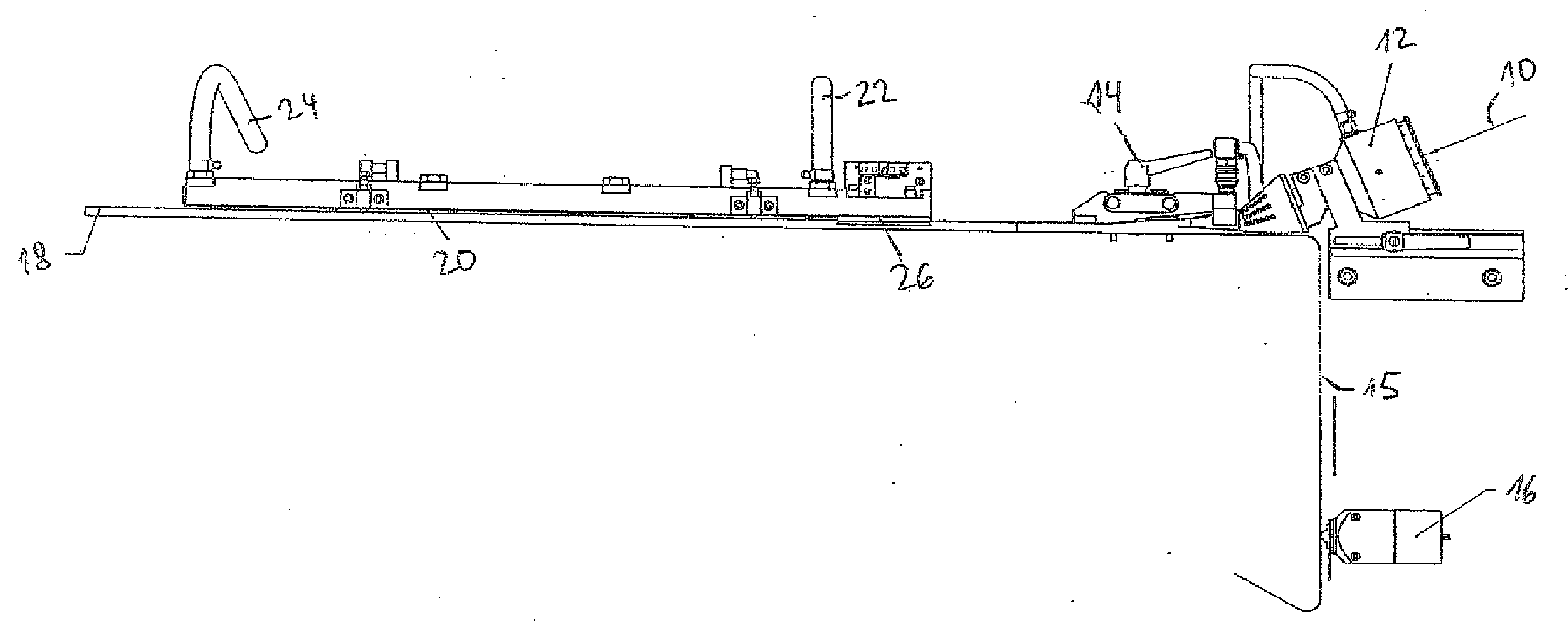 Apparatus for Glueing Together the Wrap of An Endless Tow of Filter Material