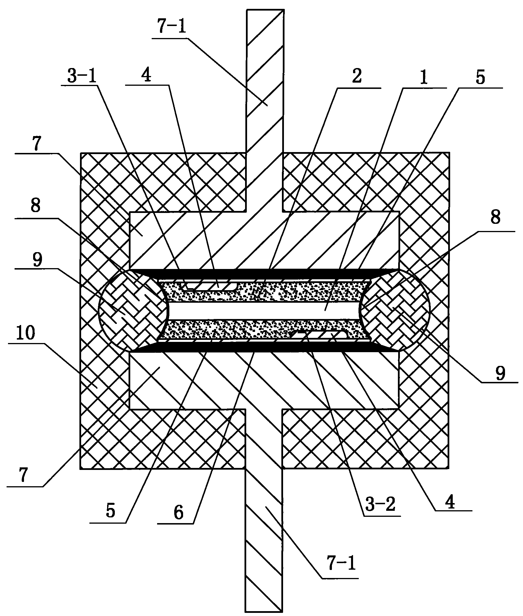 Method for preparing high-voltage SIDAC