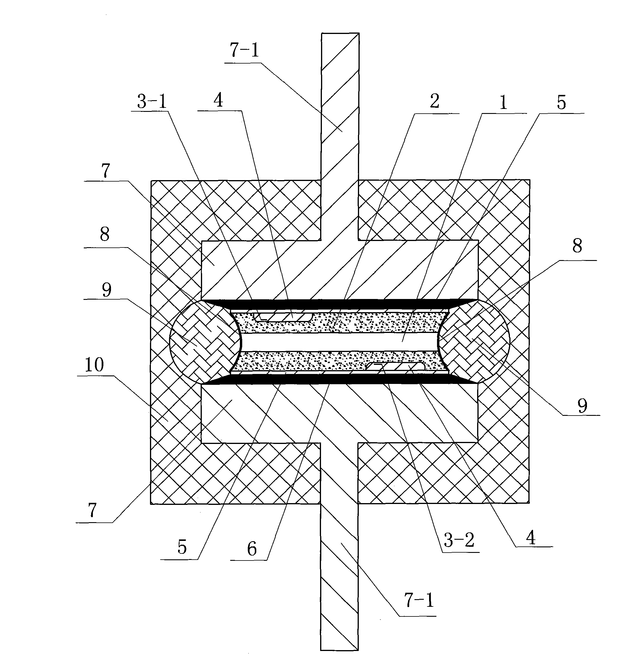 Method for preparing high-voltage SIDAC