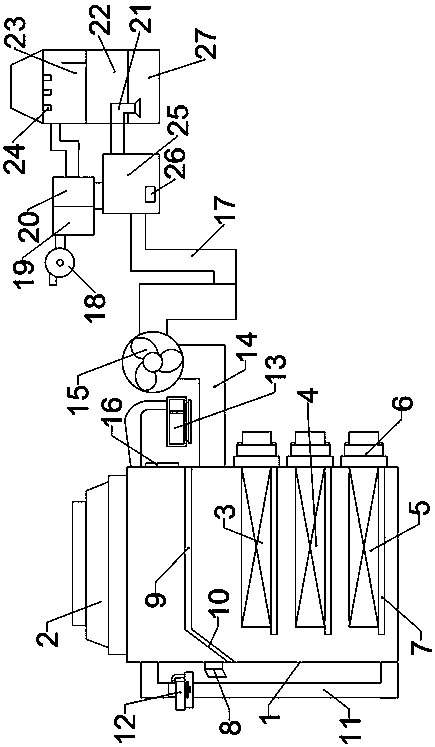 A smoke-removing vertical boiler equipment using biomass as energy fuel