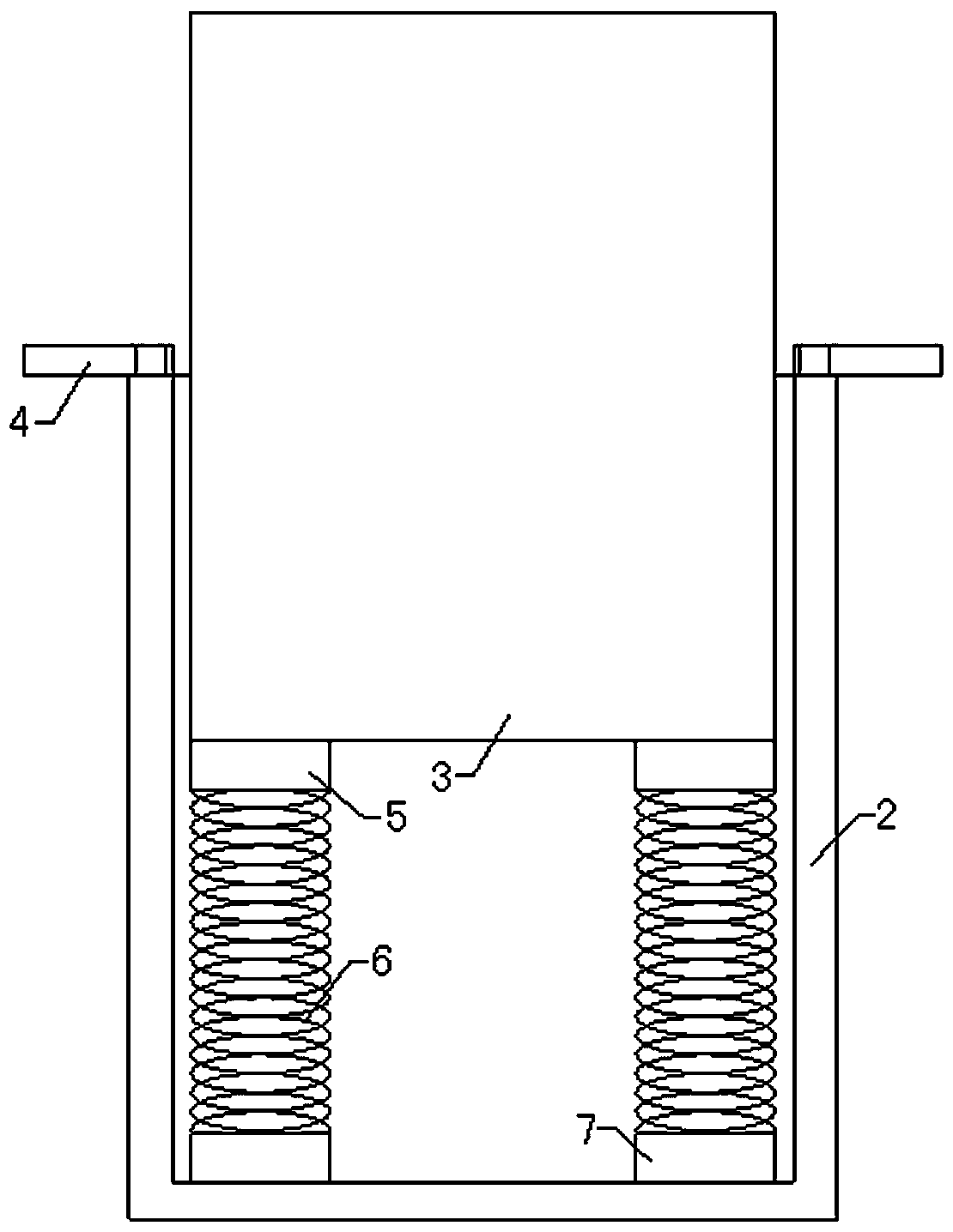 Background wall structure for fabricated building