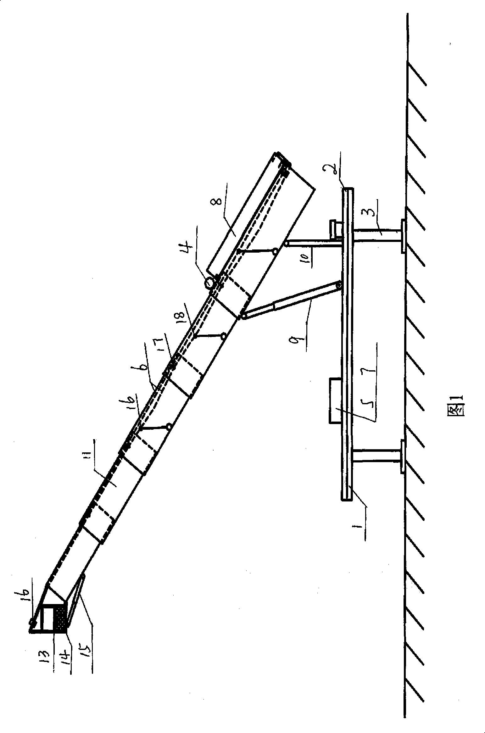 Mobile rescuing aerial ropeway