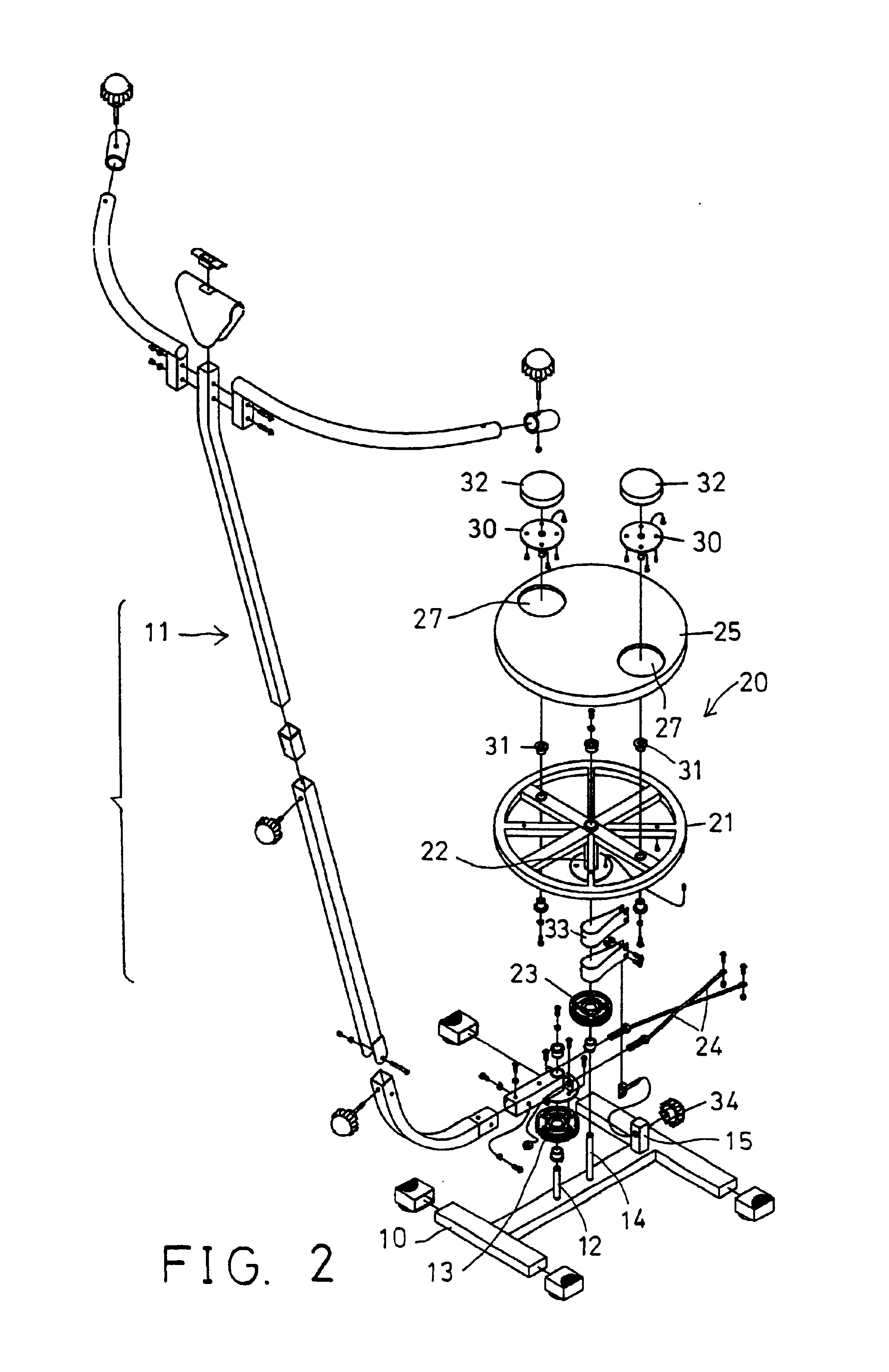 Twist exerciser having pivotal foot supports