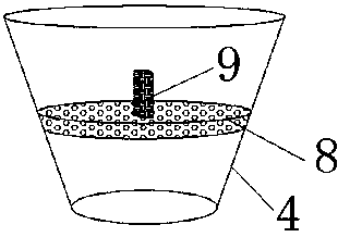 Closestool water storage cover capable of storing waste water